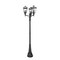 Z-Lite Talbot 3 Light Outdoor Post Mount Fixture, 29.5in. W x 115in. H, Black 579PHBR-3-564P-BK - alternate 3